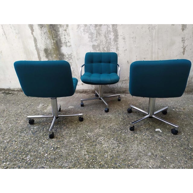 Vintage Airborne Office Chairs, 1970s, Set of 3 For Sale - Image 4 of 18