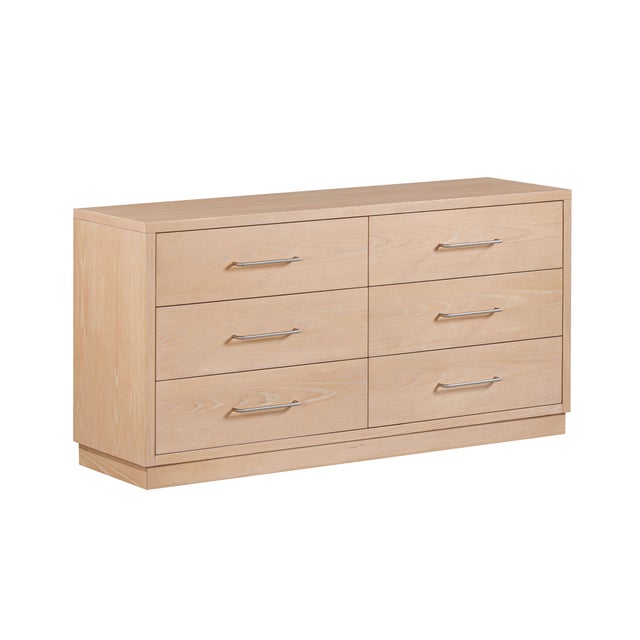 Boho Chic Marlow Natural Wood Dresser For Sale - Image 3 of 9