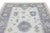 Turkish Oushak Rug Gray & Soft Blue Handwoven Wool Rug 6'1" X 8'10" For Sale - Image 4 of 9