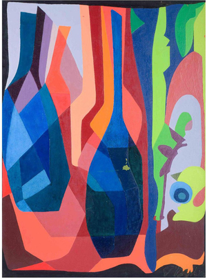 Tord Petter Berlin, Abstract Composition, Oil on Canvas