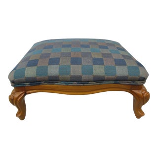 Traditional Low Footstool For Sale