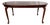 Vintage Queen Anne Style High Gloss Mahogany Extension Dining Table For Sale
