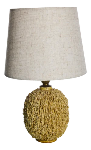 Chamotte Table Lamp by Gunnar Nylund for Rörstrand, Sweden, 1950s