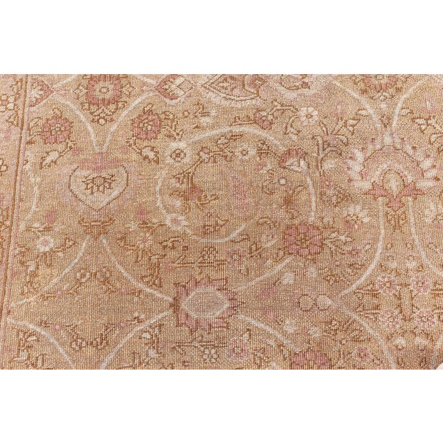 Fine Antique Indian Amritsar Botanic Carpet For Sale - Image 4 of 7
