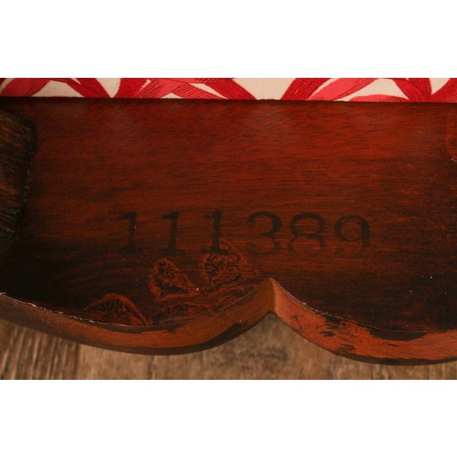 Late 20th Century Chippendale Style Mahogany Corner Chair For Sale - Image 12 of 13