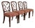 Kindel Furniture Federal Carved Mahogany Dining Chairs, Set of Four For Sale