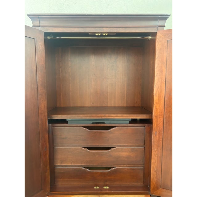 1990s Ethan Allen Medallion Collection Bedroom Set (California King Bed Frame) For Sale - Image 9 of 18