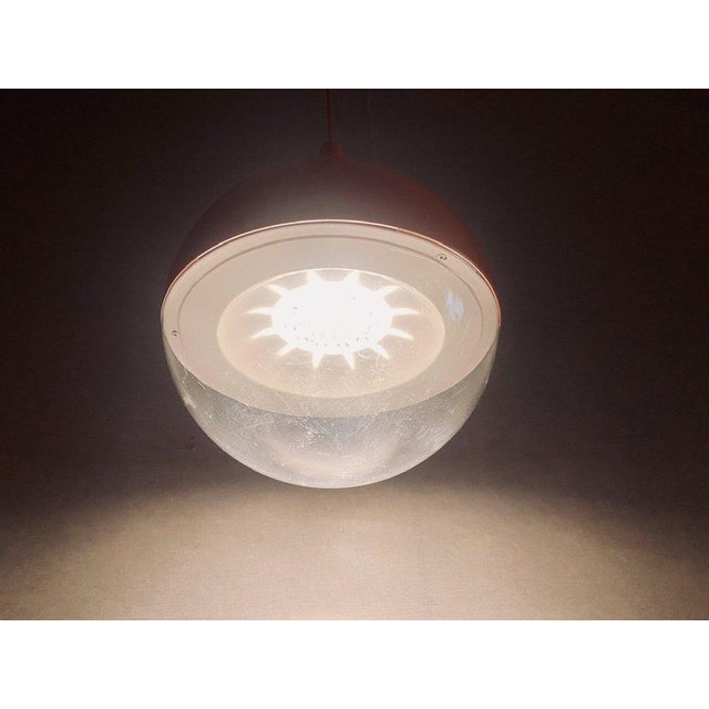 Vintage Space Age Orange Väster Pendant Light by Knut Hagberg for Ikea, Sweden For Sale - Image 5 of 15