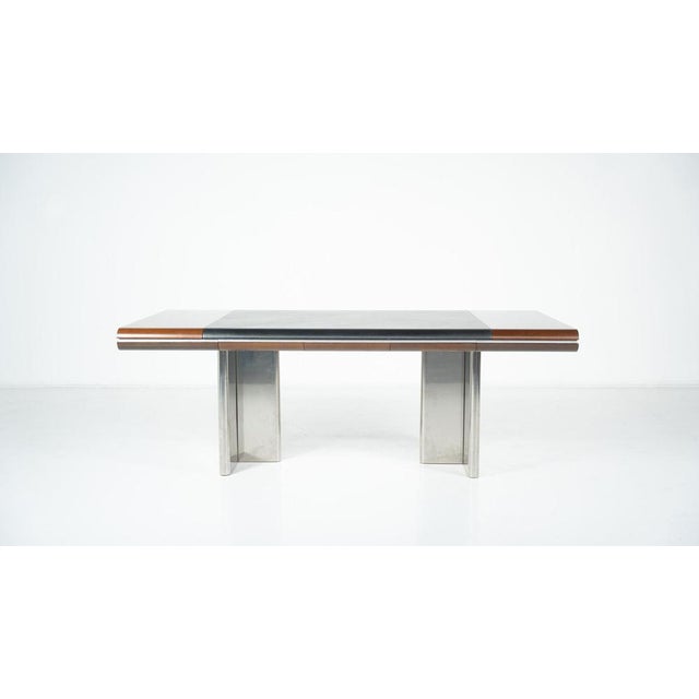 Mid-Century Modern Italian Desk attributed to Hans von Klier for Skipper, 1970s For Sale - Image 3 of 11