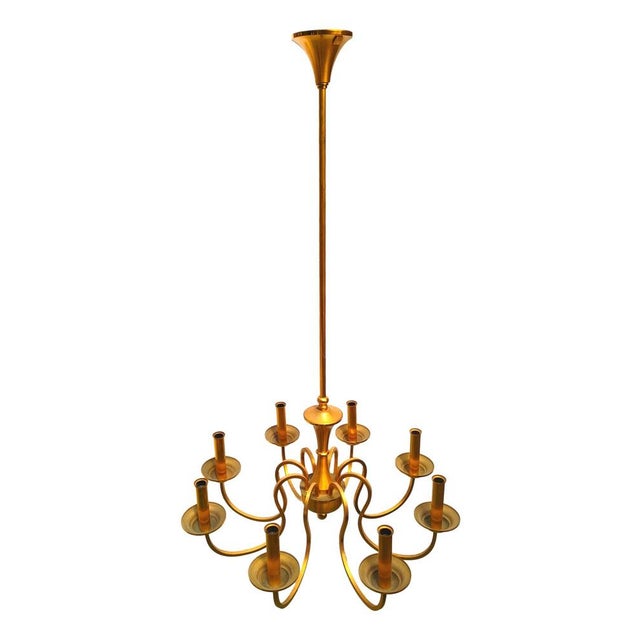 Oscar Torlasco Chandelier by Oscar Torlasco for Lumi Milano For Sale - Image 4 of 11