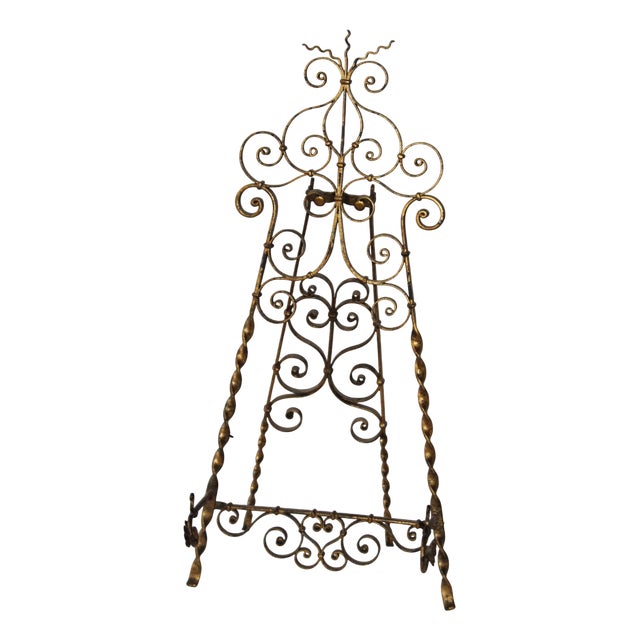 Gilt Easel Display, 1890s For Sale