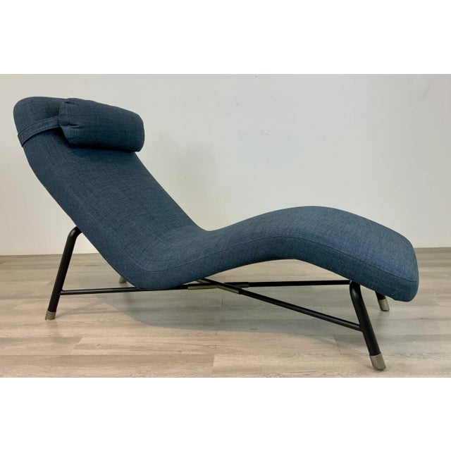 Modern Blue Chaise Lounge For Sale In Atlanta - Image 6 of 6