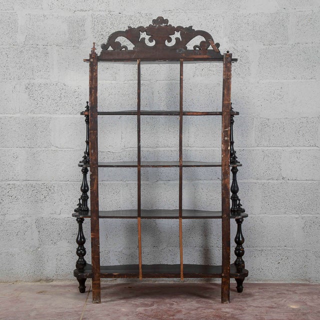 19th Century Open Shelf Bookcase For Sale - Image 15 of 18