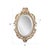 Silver French D' Amboise Collection of Silver Petite Mirrors- Oval For Sale - Image 8 of 9