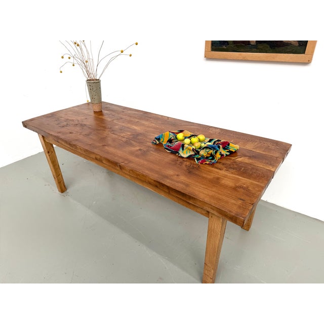 Vintage Oak Table, 1950s For Sale - Image 11 of 18