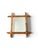 An antique French mirror in carved wood, made to look like bamboo, with its original glass and polished patina. Can be...