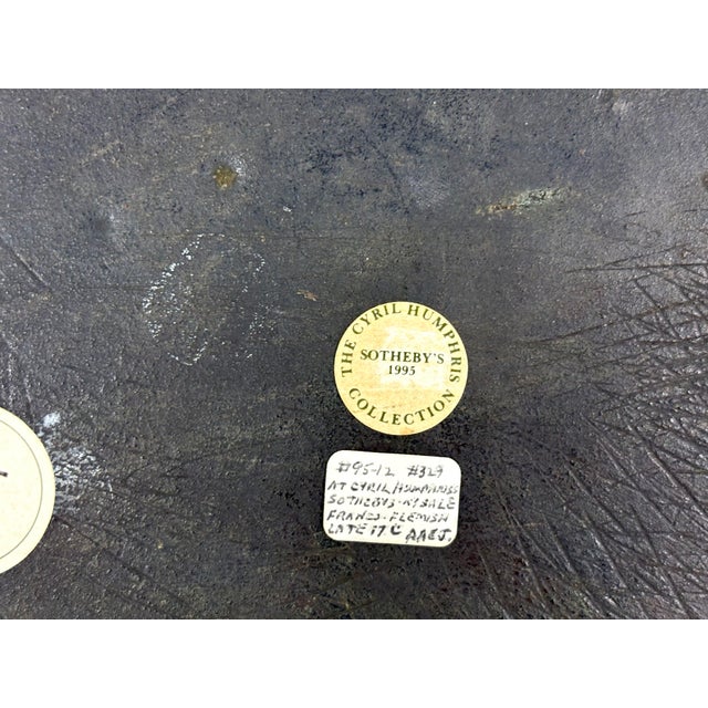 17th Century Late 17th Century Franco-Flemish Allegorical Bronze Plaquette For Sale - Image 5 of 7