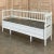 Wood 19th Century Swedish Neoclassical Painted Bench ~ Trunk For Sale - Image 7 of 17