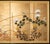 Japanese "Tit and Chrysanthemums", 1970s Shōwa Era Japanese Byobu Screen For Sale - Image 3 of 18