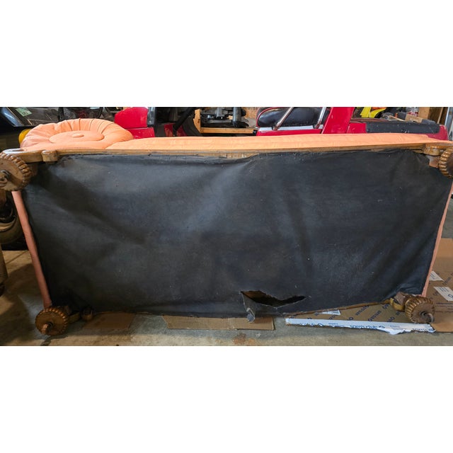 Mid-Century Modern Vintage Chaise Lounge | Custom Upholstered | Estate Quality Statement Piece For Sale - Image 3 of 3