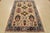 Tribal Heriz Rug 5’11” X 8’6” Ivory Wool Vintage Tribal Hand-Knotted Oriental Carpet For Sale - Image 3 of 15