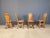 Wood Vintage Oak Brutalist Chairs, 1970s, Set of 4 For Sale - Image 7 of 12
