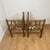 Brown 20th Century Corner Chairs in Turned Wood with Bobbins and Fabric Seats, 1950s, Set of 2 For Sale - Image 8 of 14