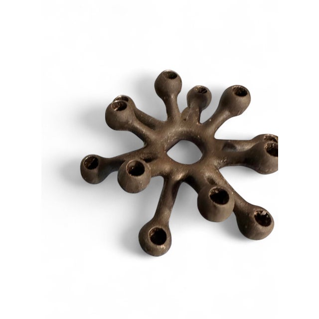 1970s Danish Spider Candleholder by Jens Quistgaard for Dansk, 1960s For Sale - Image 5 of 10