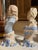 Vintage Japanese Rococo Revival Blue & White Porcelain Busts — Pair For Sale In Louisville - Image 6 of 10