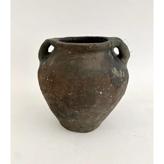 Mid 19th Century Antique Turkish Yoghurt Pottery Vessel For Sale - Image 5 of 10