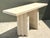 Stone Vintage Cast Concrete and Travertine Console Table For Sale - Image 7 of 12