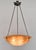 Charles Schneider 1930s Le Verre Francais Schneider French Art Deco Pendant Light For Sale - Image 4 of 11