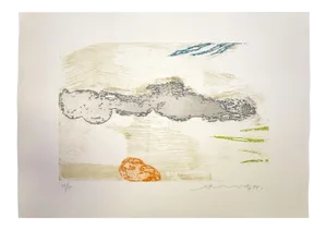 Hsiao Chin, Abstract Composition, Original Etching, 1977