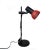 Vintage Red and Black Desk Lamp With Metal Shade For Sale - Image 11 of 11