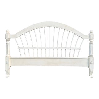 2000s Ethan Allen Country French / Maison Wheatback Full Footboard (37-5630) For Sale