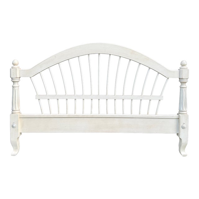 2000s Ethan Allen Country French / Maison Wheatback Full Footboard (37-5630) For Sale
