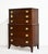 Classic Federal styling meets personalized design in this handsome mahogany highboy chest. The tall, streamlined...