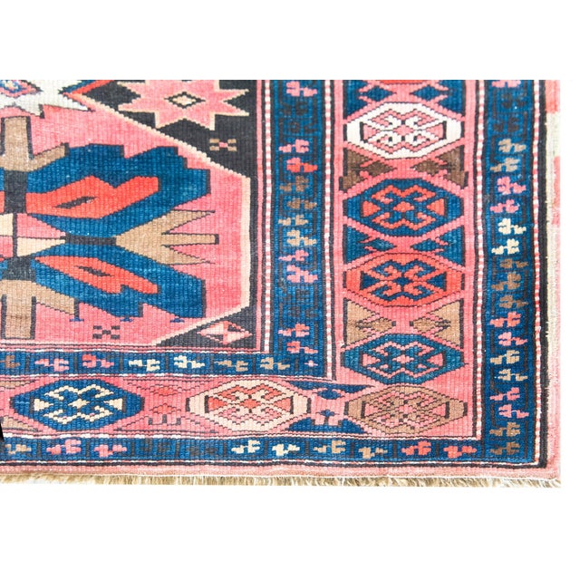 Early 20th Century Persian Kazak Rug For Sale - Image 10 of 15