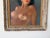 1960’s Vintage Female Nude Portrait Oil Painting on Canvas – Framed For Sale - Image 10 of 12