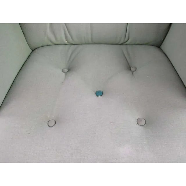 Pair of Mid Century Fiberglass Swivel Lounge Chairs For Sale - Image 9 of 13