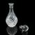 This is a vintage liqueur decanter. An English, cut crystal glass Sherry or wine vessel, dating to the mid 20th century,...