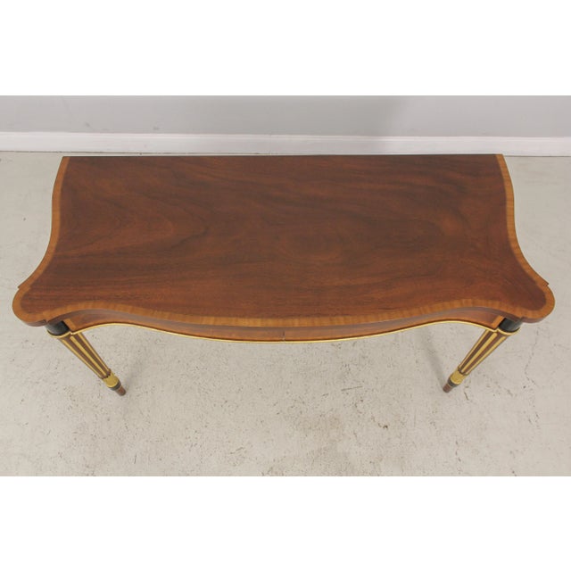 Arthur Brett Arthur Brett English Made Mahogany Console Table For Sale - Image 4 of 11