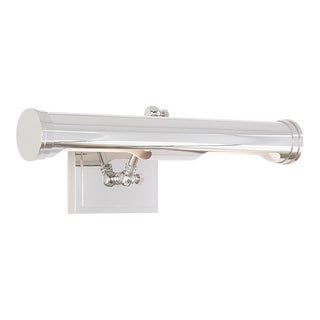 Regina Andrew Tate Picture Light, Medium in Polished Nickel For Sale