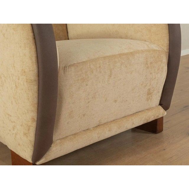 Beige Vintage Art Deco German Lounge Chair, 1930s For Sale - Image 8 of 10