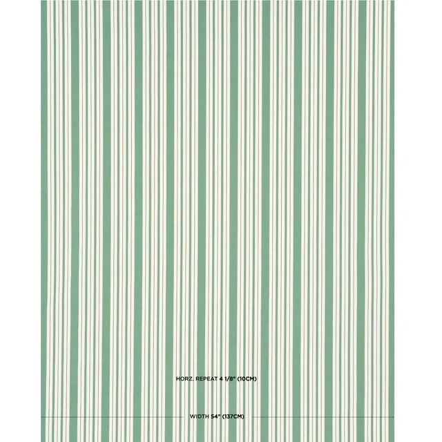 A fresh take on a traditional awning stripe, this versatile pattern by Mark D. Sikes has perfect proportions and classic...