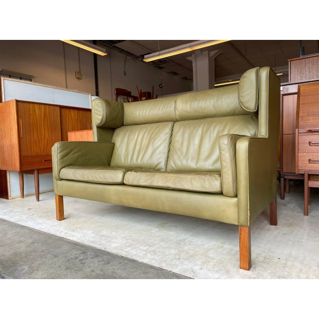 Wood Coupé Sofa in Rosewood by Borge Mogensen for Fredericia, Denmark, 1960s For Sale - Image 7 of 11