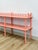 Vintage Console Table Thomasville Allegro Style Pink Faux Bamboo Hollywood Regency For Sale - Image 9 of 14