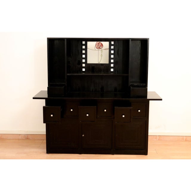 Iconic sideboard, model ds5, from the i maestri collection, designed in 1918 by scottish architect and designer charles...