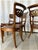 Neoclassical Early 19th Century Set of 5 Italian Neoclassical Dining Room Chairs With Giltwood Dolphin Backs For Sale - Image 3 of 4