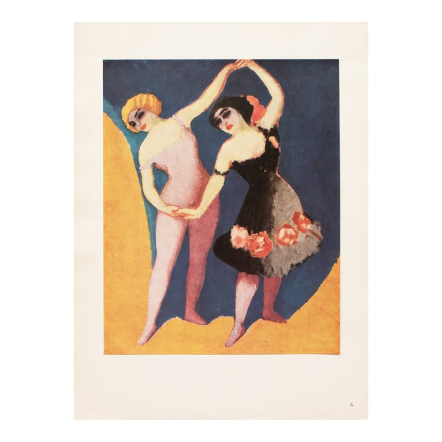 1943 After Kees Van Dongen "The Dancers", First Edition Parisian Offset Lithograph For Sale